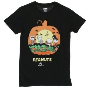 Peanuts Snoopy Halloween Pumpkin Tshirt The Great Pumpkin Charlie Brown Small S